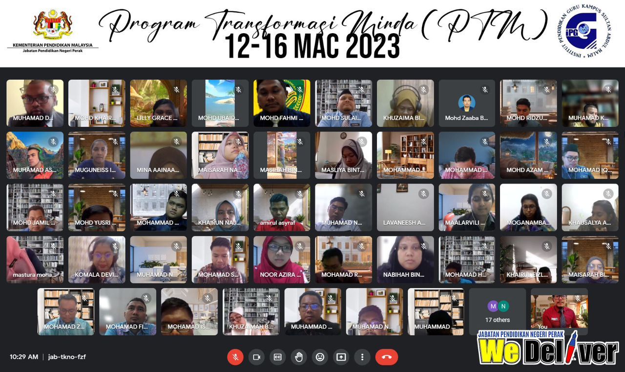 PTM SIRI 1 JPN PERAK (12-16 MAC 2023)