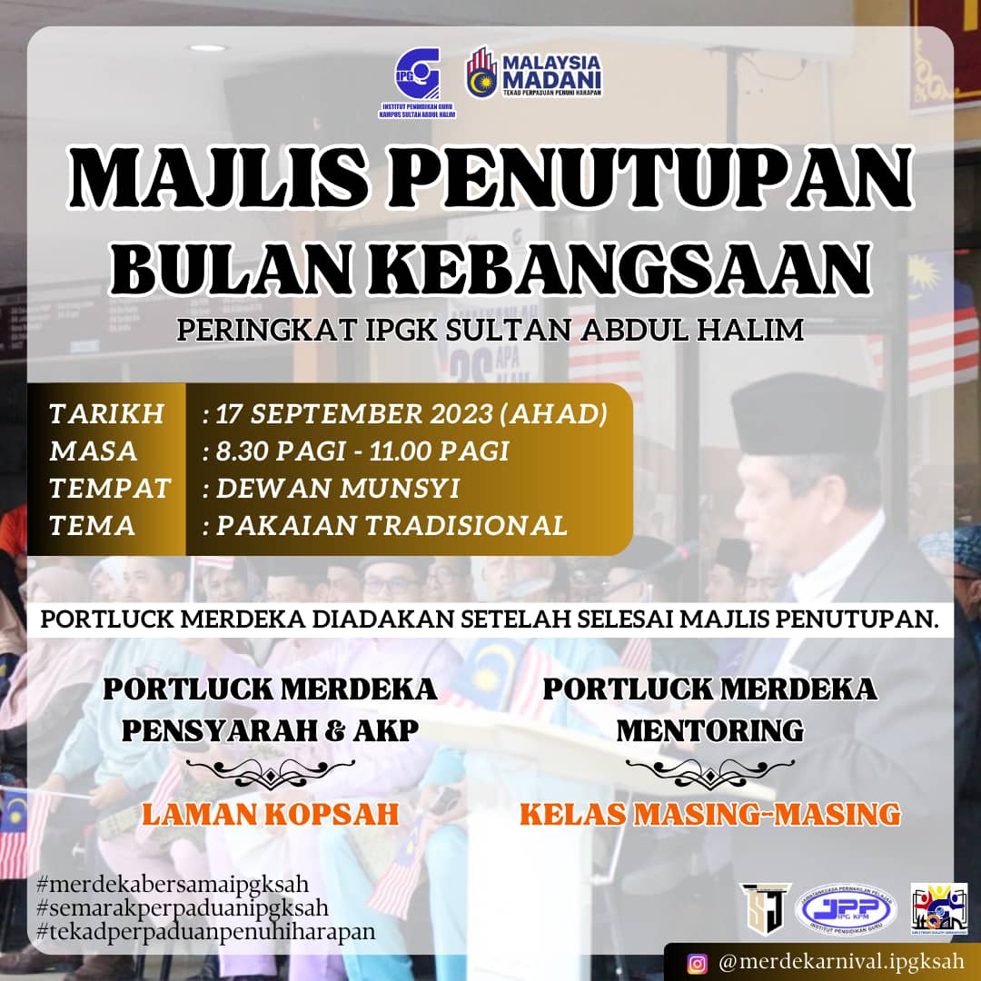 majlis penutupan bulan kebangsaan